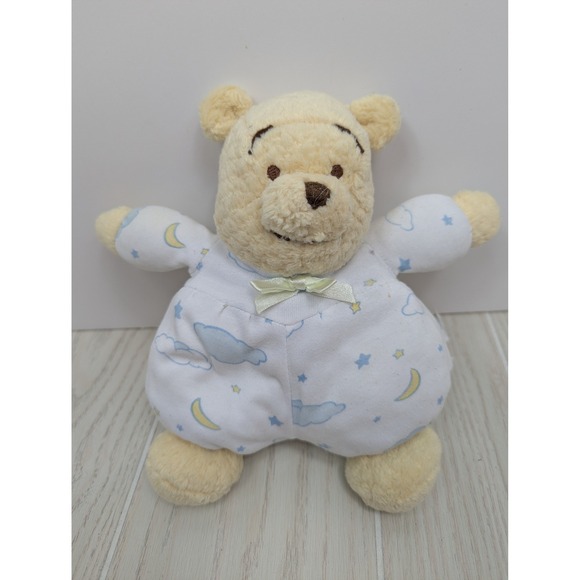 Disney Other - Disney Store Winnie The Pooh Plush Moondream Rattle Bear moons stars pjs READ